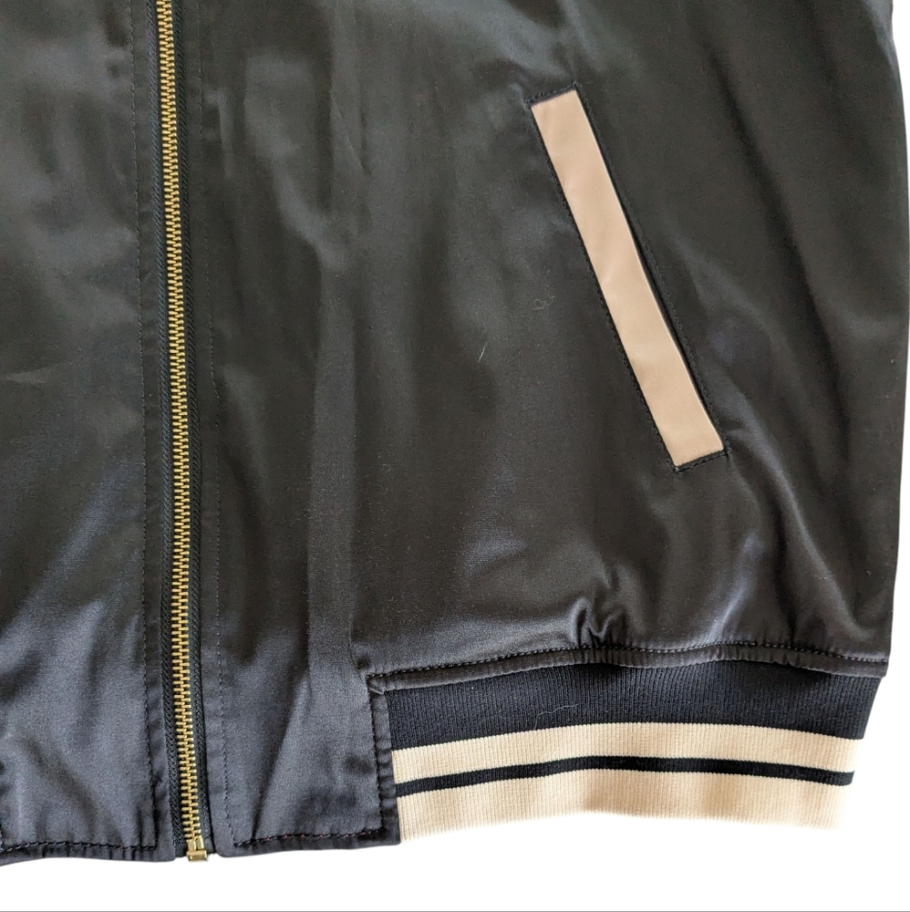 Express Reversible Satin Baseball Jacket Size Lar… - image 7